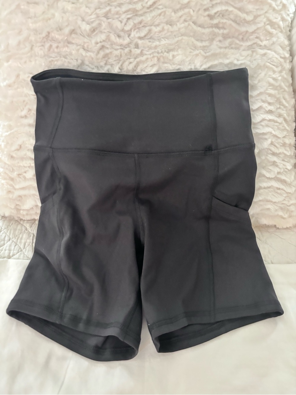 Laundry by Shelli Segal Black High Rise Biker Shorts Small